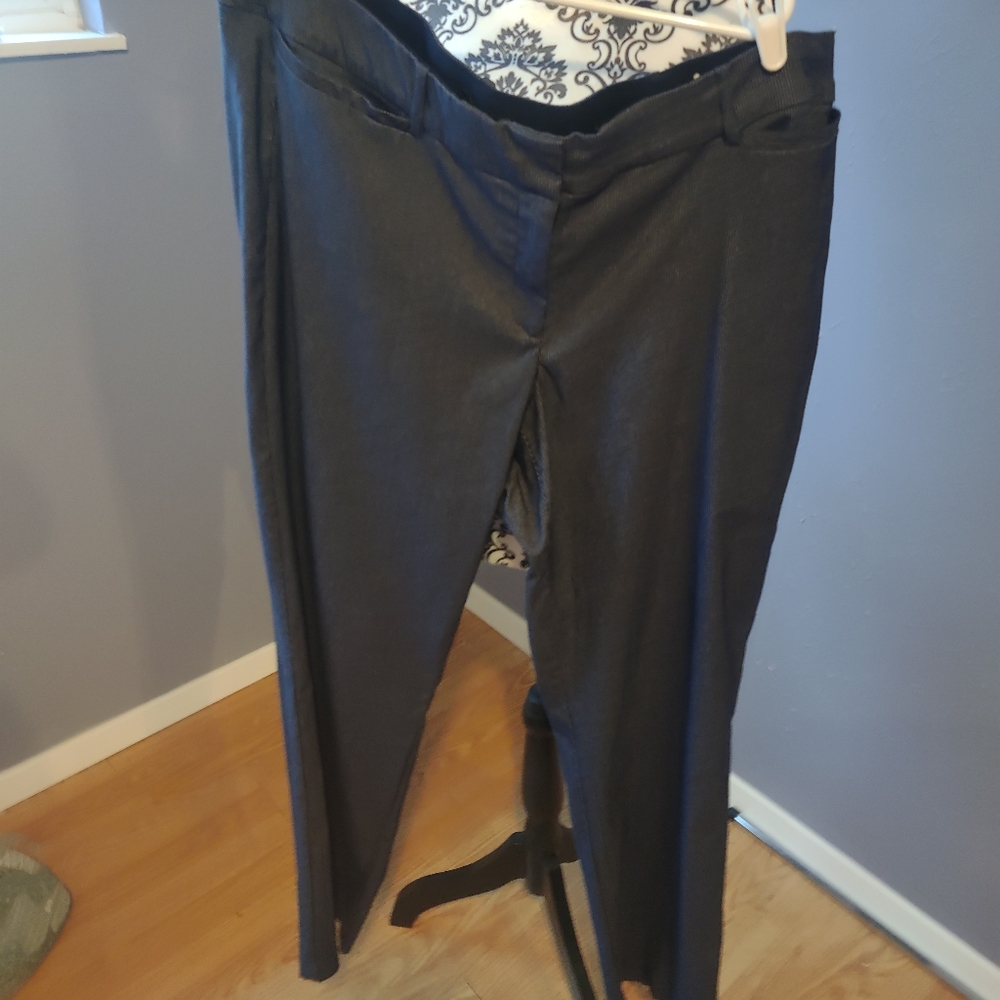 Lane Bryant Pinstripe Trousers